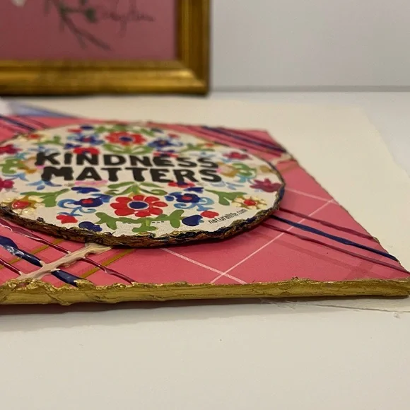 🔥Kindness Matters Mini Wall Art, 4.75x4.75” - Picture 3 of 5
